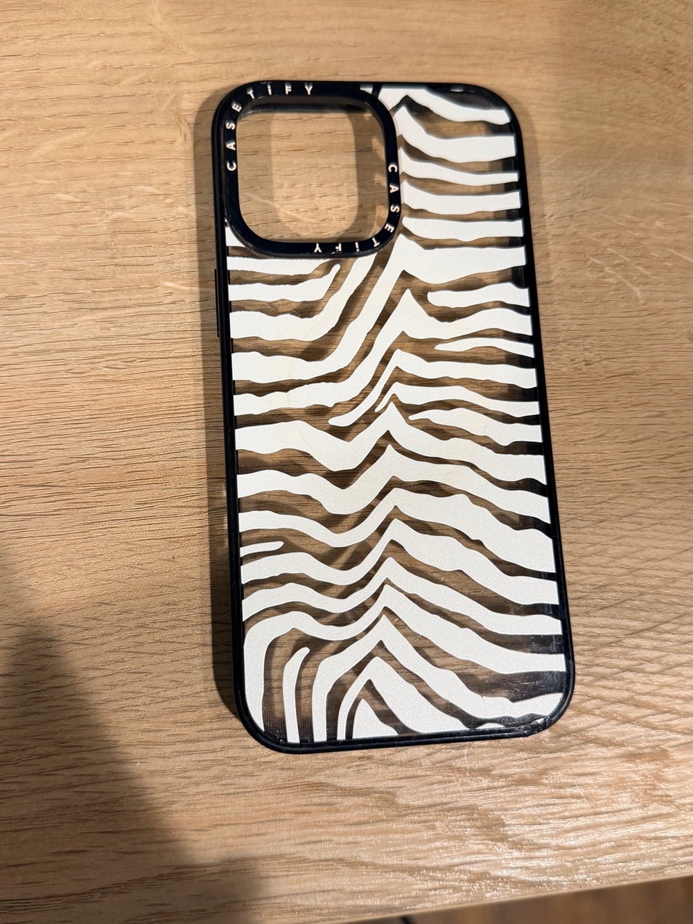 Casetify Zebra Stripe Phone Case - Black & White- iphone 16 pro max
